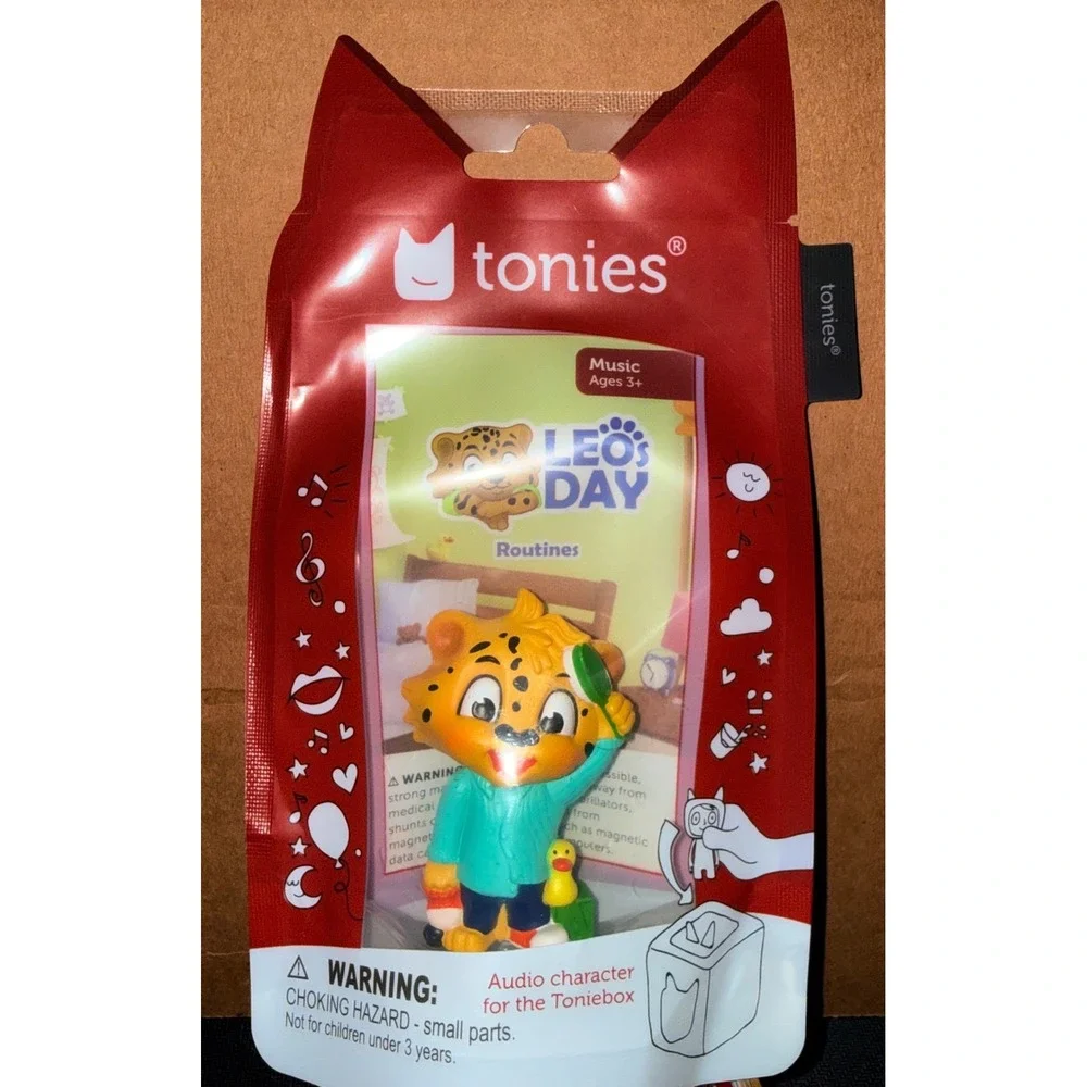 Tonies Leo's Day Routines Audio Character Kids OS Yellow New Leopard Music Toy